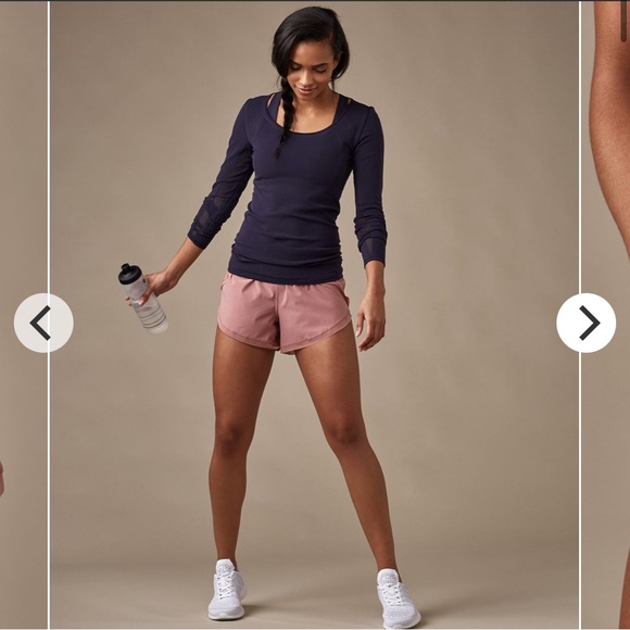 Lulu lemon Lululemon Anew Short 4" Quicksand mauve pink like new size 6 - Picture 5 of 15